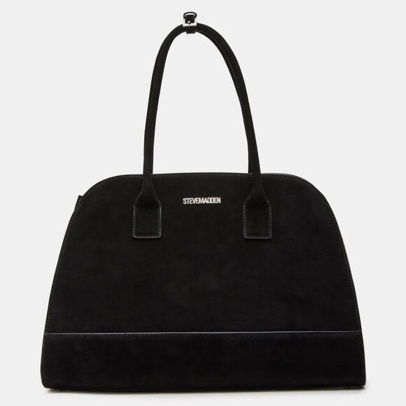 Steve Madden Heidee Bag in Black Suede - Picture 1 of 7